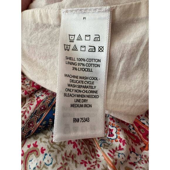 Haute Hippie flutter sleeve, tiered peasant-style maxi-dress size 14 - Picture 12 of 14